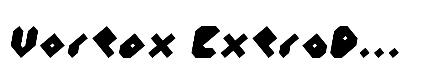 Vortex ExtraBold Oblique